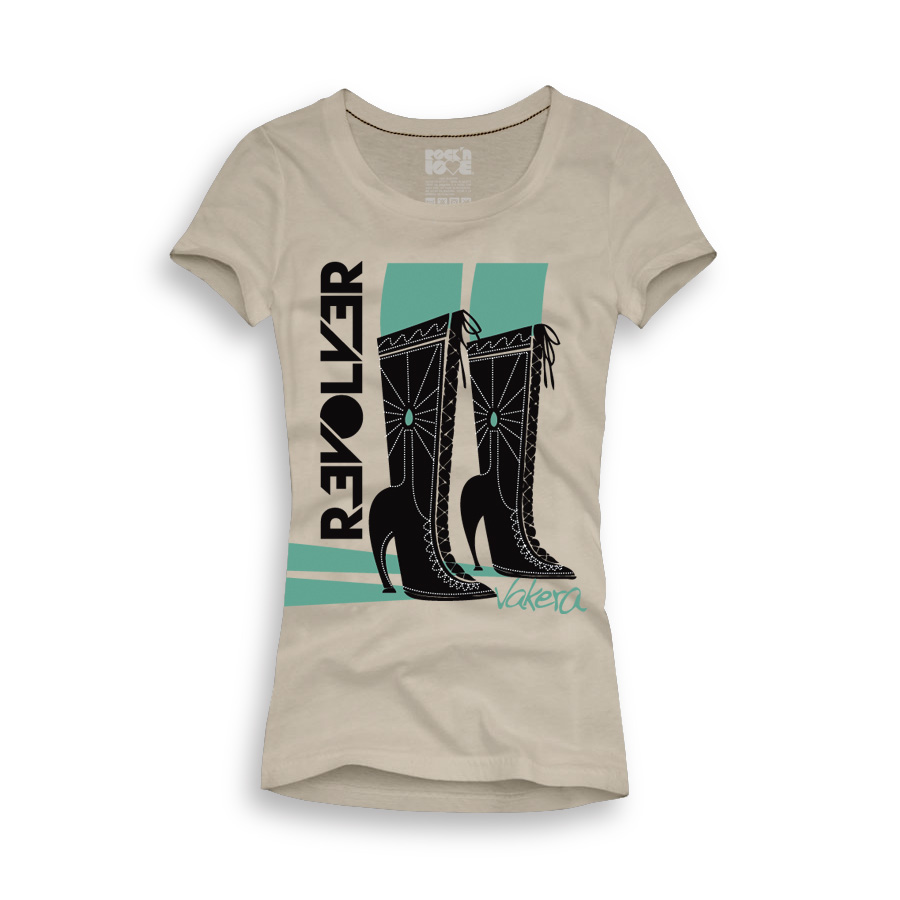 Playera Revolver Mujer. Vakera